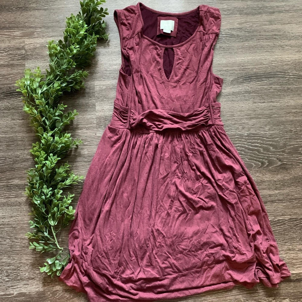 Maeve Burgundy Dress